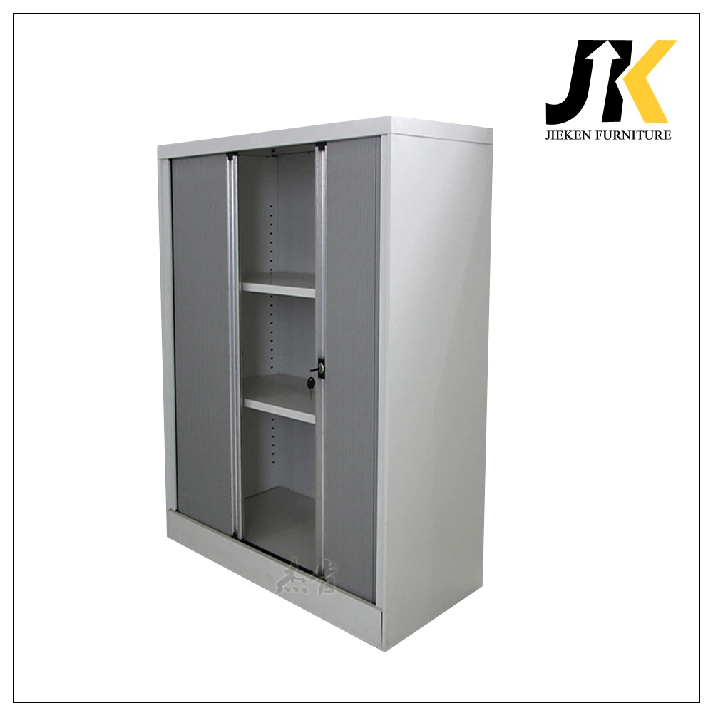 rolling door storage filing cabinet