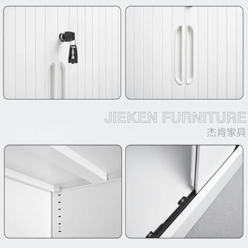 rolling door filing cabinet details